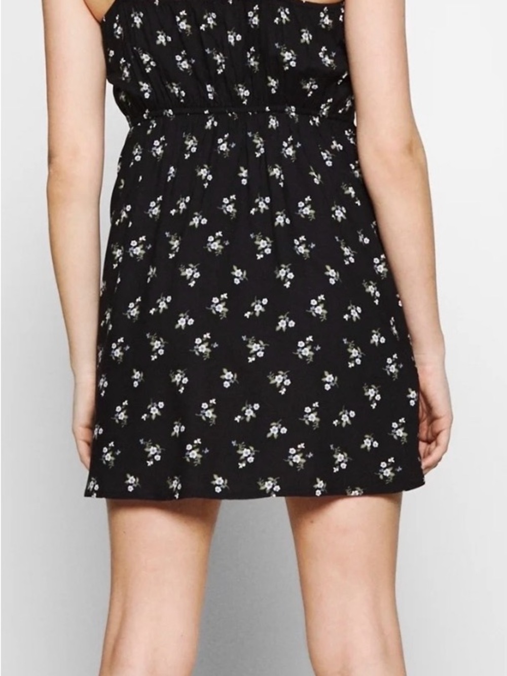 Hollister Black Floral Day Dress - Picture 4 of 7